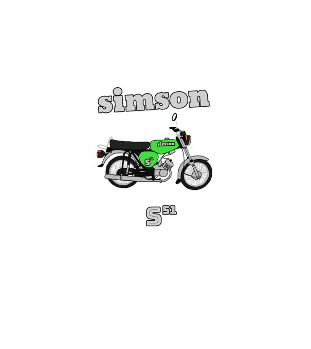 Simson  minta fehér pólón