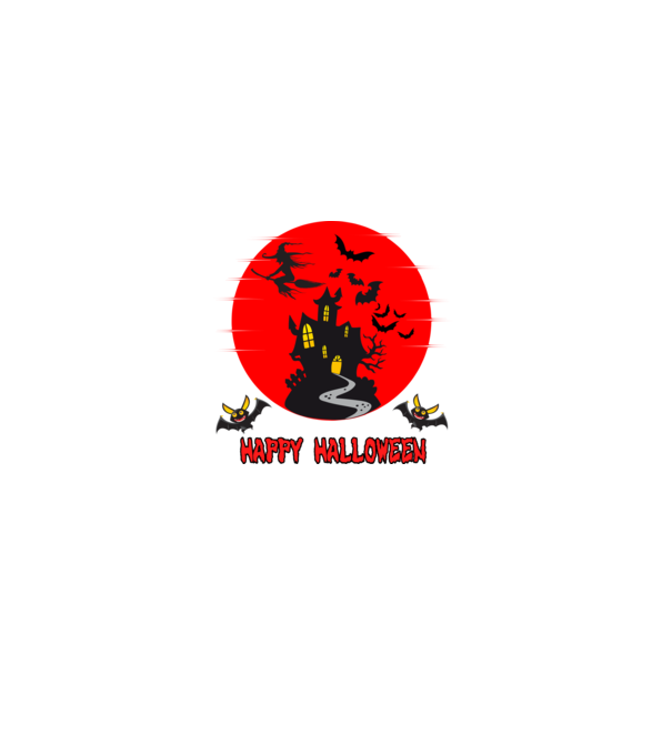 HAPPY HALLOWEEN minta szürke pólón