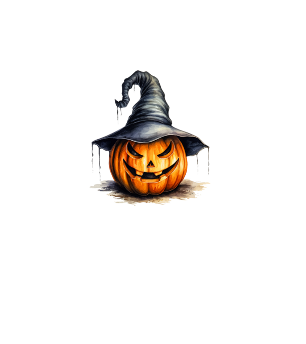 Halloween minta fehér pólón