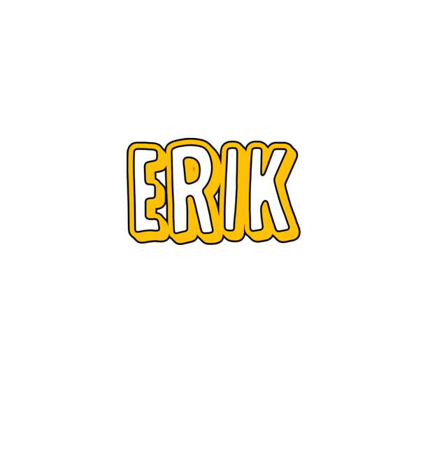 Erik minta farmerkék pólón