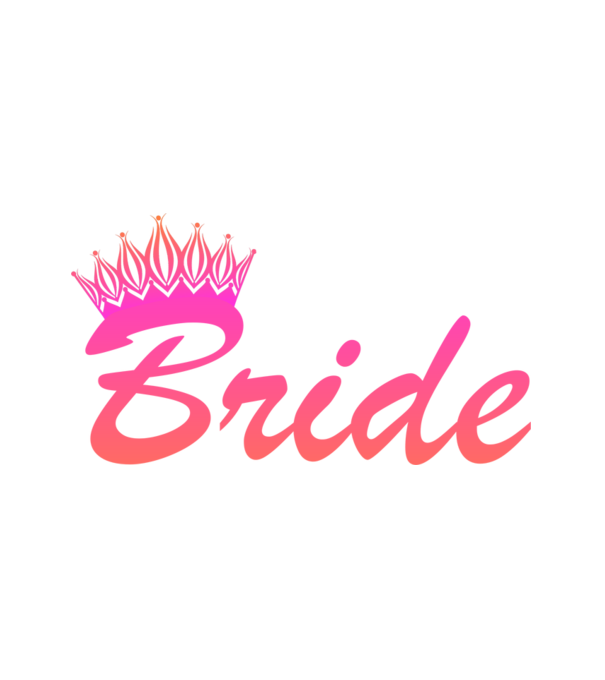Bride minta fehér pólón
