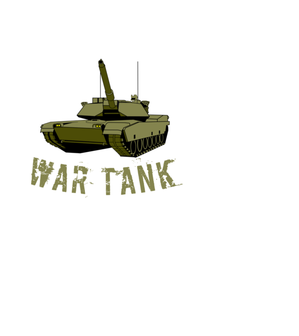 Tank minta fekete pólón