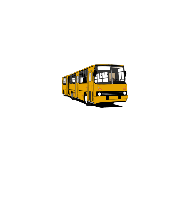 Busz minta királykék pólón