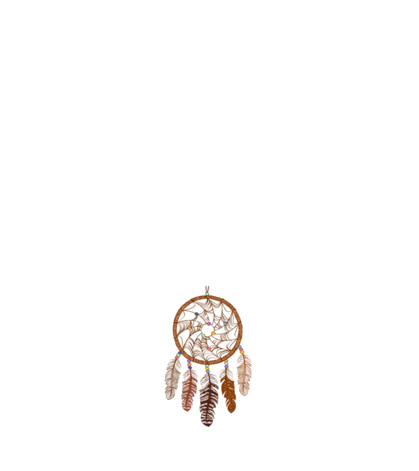 Dream Catcher minta világos rózsaszín pólón