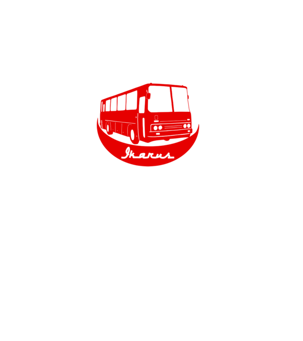 busz  színezhető minta fekete pólón