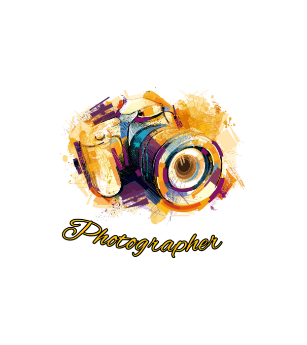 photographer minta fehér pólón