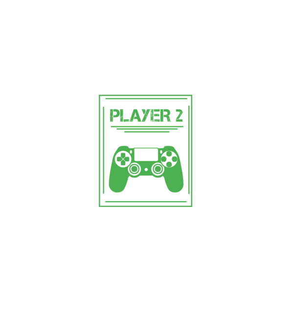 PLAYER 2 minta fekete pólón