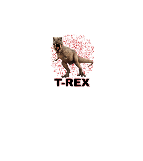 T-REX minta sötétkék pólón