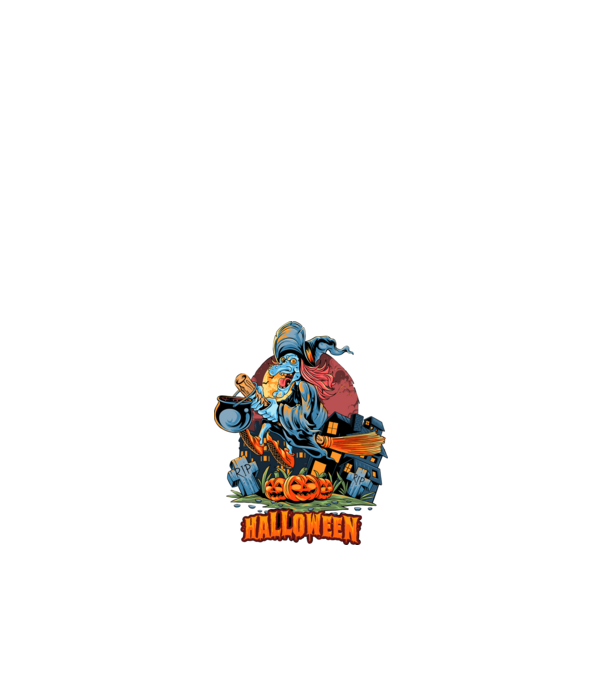 halloween minta fehér pólón