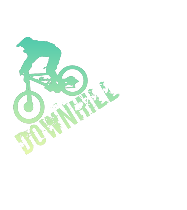 DOWNHILL minta fekete pólón