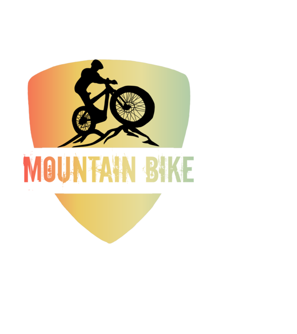 MOUNTAIN BIKE minta fekete pólón