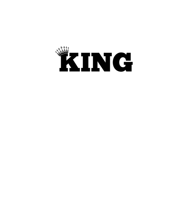 King minta sötétszürke pólón