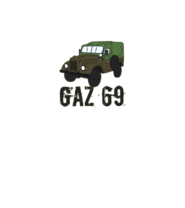 GAZ 69 minta fekete pólón