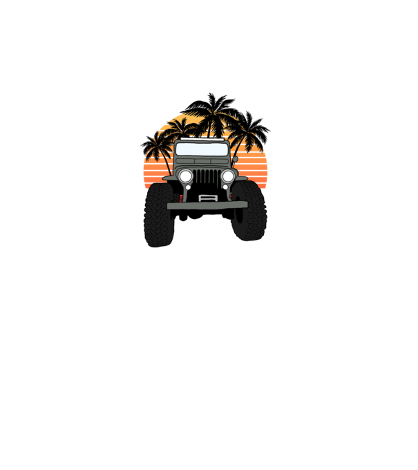 Jeep minta fehér pólón