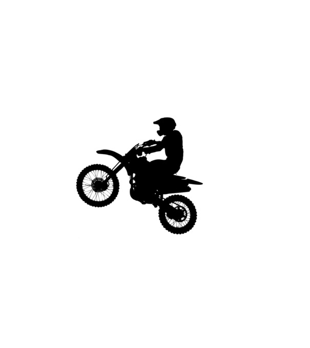Motocross minta fehér pólón