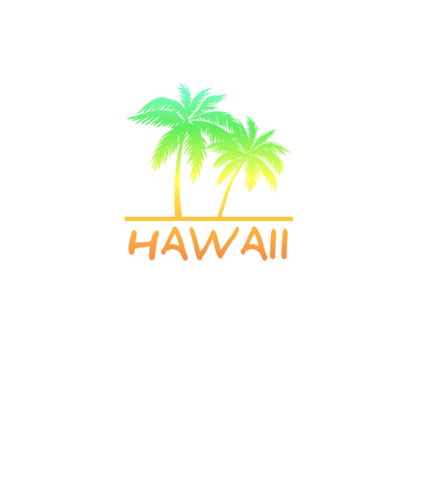 Hawaii minta fekete pólón