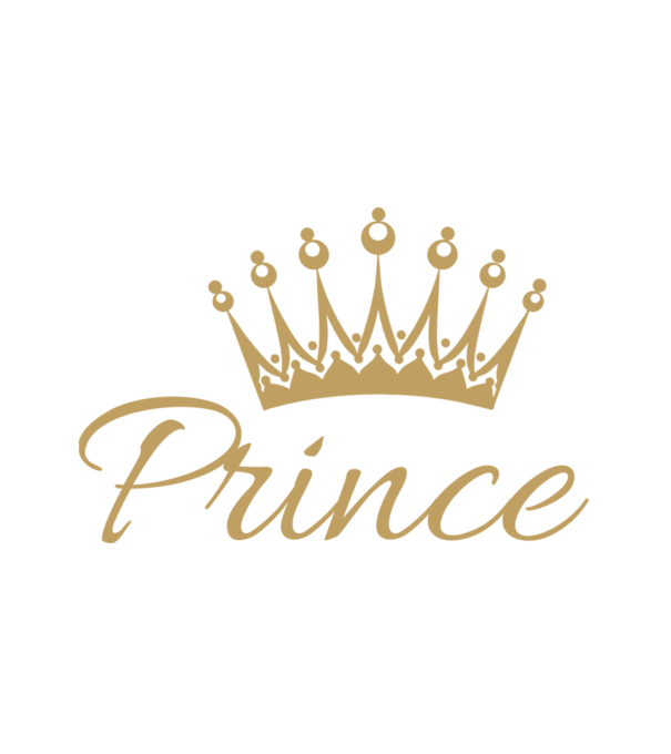 Prince minta fehér pólón