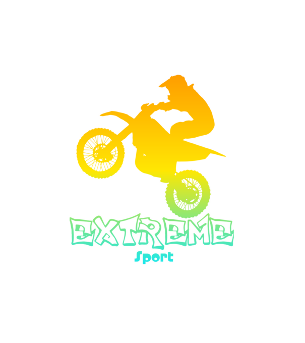EXTREME SPORT minta fehér pólón