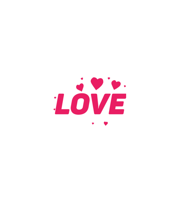 Love minta homokszín pólón