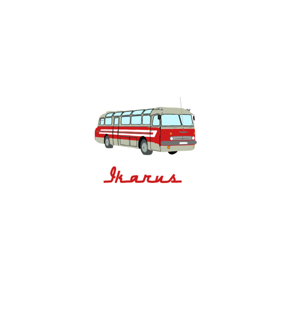 Ikarus 55 minta szürke pólón