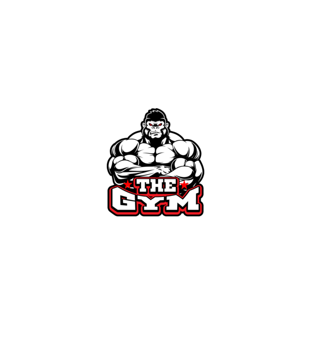 Gym minta fekete pólón