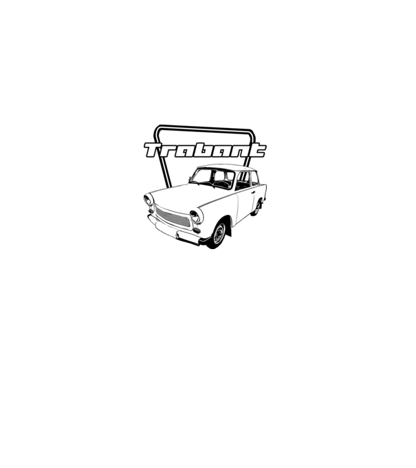 trabant minta homokszín pólón