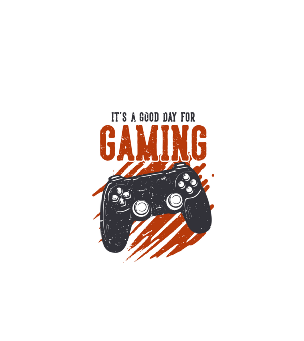 gamer minta fekete pólón