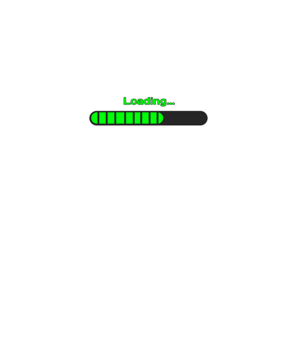 Loading minta fehér pólón