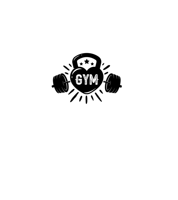 gym minta fekete pólón