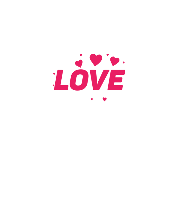 Love minta fekete pólón