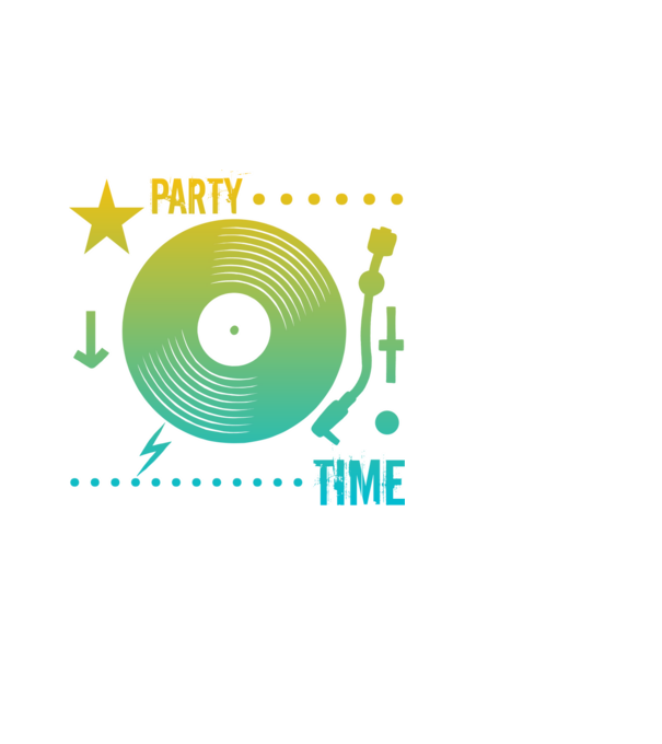 Dj minta fekete pólón