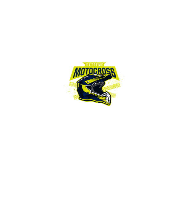 motocross minta fekete pólón