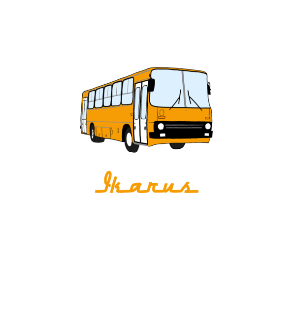 Ikarus  minta fehér pólón