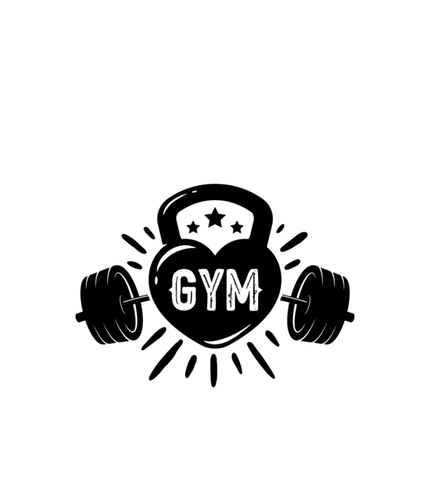 gym minta fekete pólón
