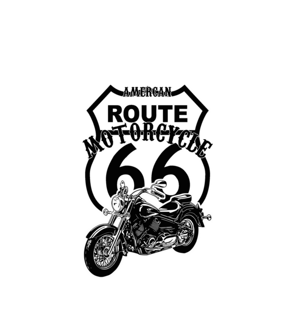american motorcycle minta fehér pólón
