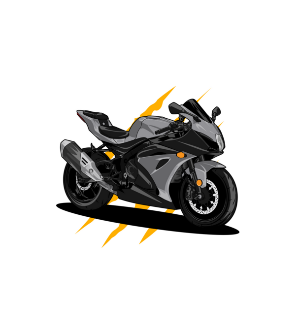 Sport motor minta fehér pólón