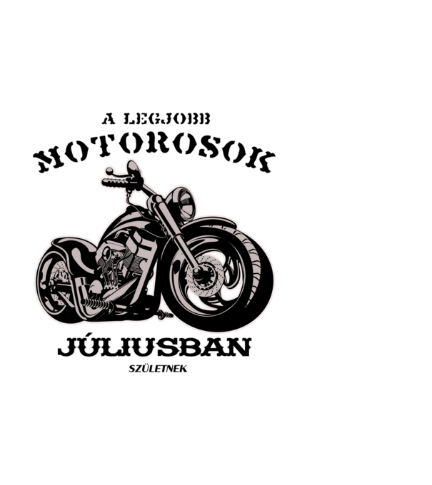 a legjobb motorosok minta fehér pólón