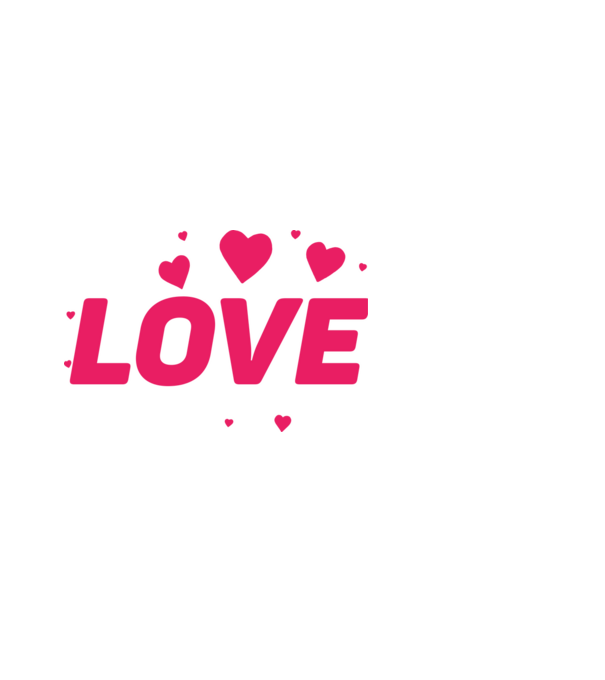 Love minta fehér pólón