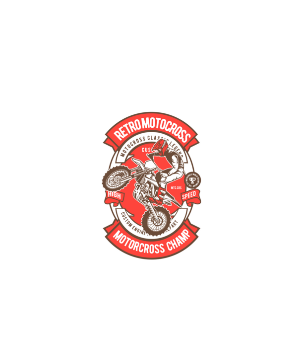 motocross minta almazöld pólón