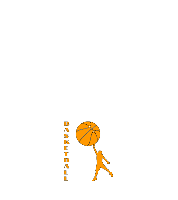 Basketball minta sötétkék pólón