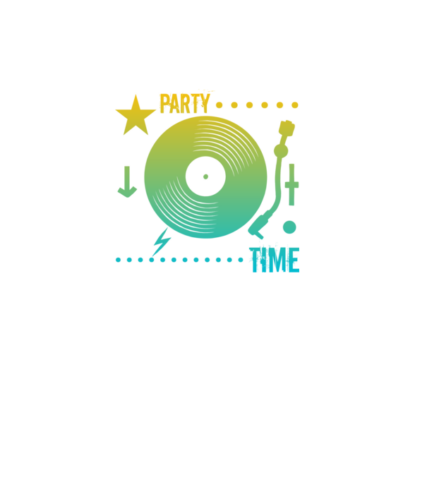 Dj minta fekete pólón