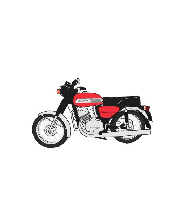 Jawa 350 minta almazöld pólón