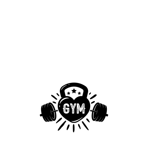 gym minta fekete pólón