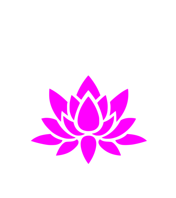 flower lotus minta fekete pólón