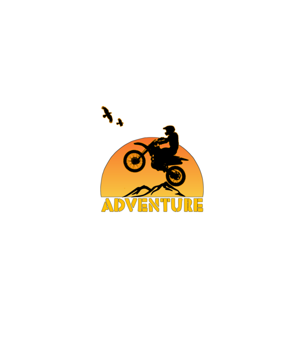 Adventure minta fekete pólón