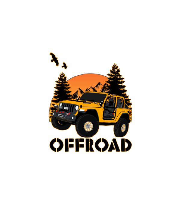 Jeep minta fehér pólón