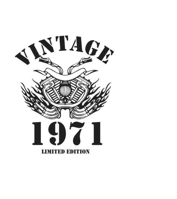 1971 minta világoskék pólón