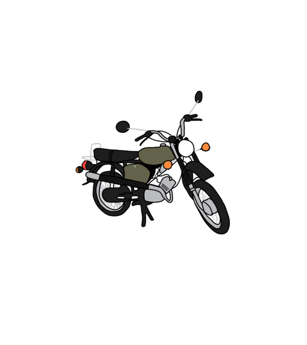 simson minta fehér pólón