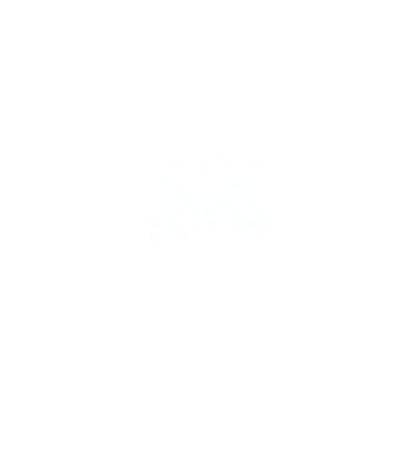 gamer minta fekete pólón