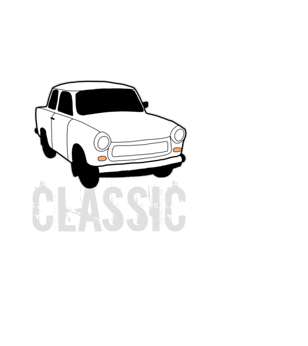 Trabant minta fehér pólón